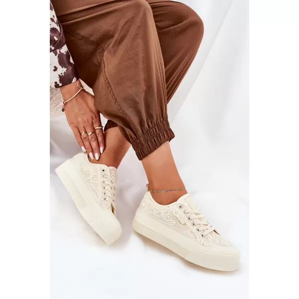  Dámske topánky BIG STAR RR274630 BÉŽOVÁ Big Star Shoes 