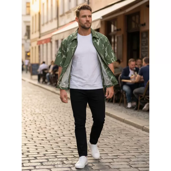  Pánska prémiová košeľa ALTISPORT VOJ/ALM052KOS01 KAKI 