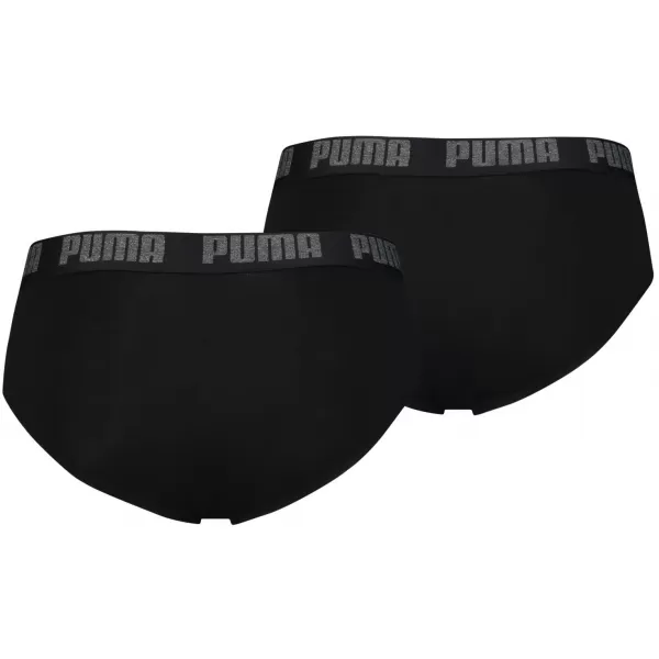  Mužské nohavičky PUMA BASIC BRIEF 2P 88910006 ČIERNA/ČIERNA 