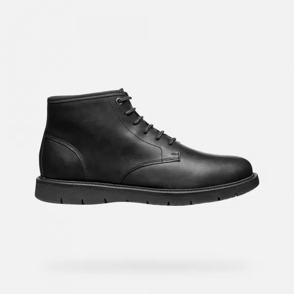  Pánske topánky GEOX POVE G011453 ČIERNA 
