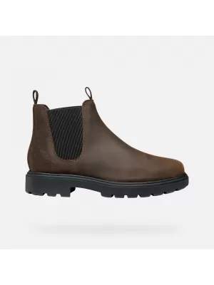 Pánske topánky GEOX SPHERICA EC7 G011185 TMAVO HNEDÁ
