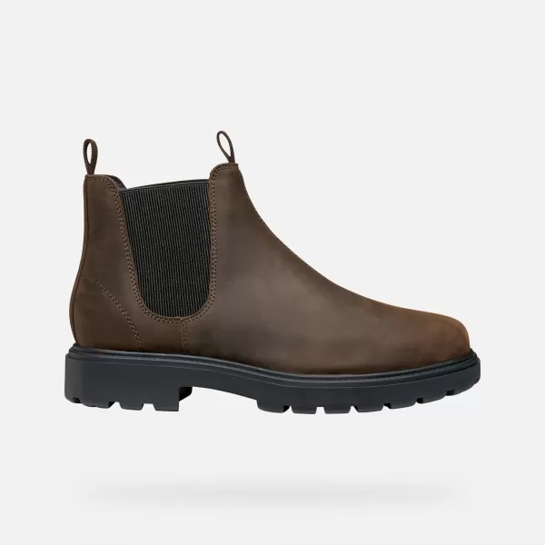  Pánske topánky GEOX SPHERICA EC7 G011185 TMAVO HNEDÁ 