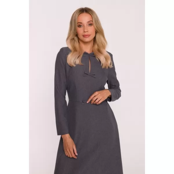  Šaty STYLOVE S413 SIVÁ 