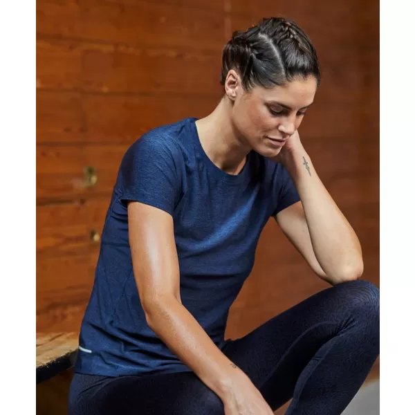  Dámske tričko TEE JAYS | TJ 7021 BLACK MELANGE 