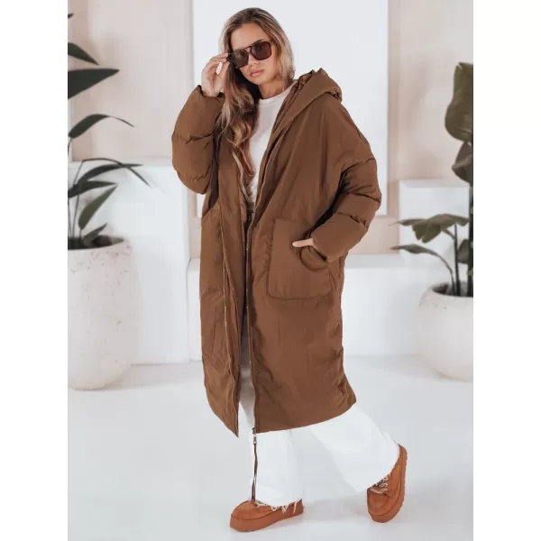  Dámsky kabát DSTREET TY3238 KARAMEL 
