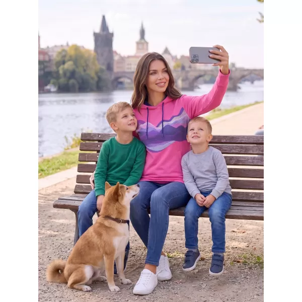  Dámska mikina ALTISPORT GAE RUŽOVÁ 