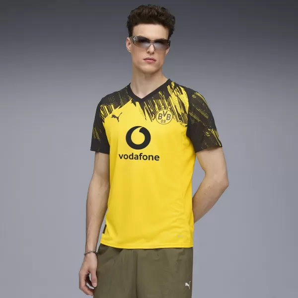  Mužský dres PUMA BVB HOME JERSEY REPLICA 78008801 FASTER YELLOW/ RÝCHLEJŠIA ŽLTÁ/PUMA ČIERNA 