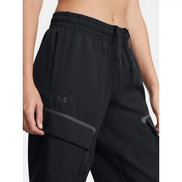  Dámske športové nohavice UNDER ARMOUR UNSTOPPABLE CARGO PANT 1386481-001 ČIERNA 