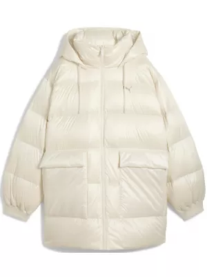 Dámsky kabát PUMA STYLE HOODED DOWN JACKET 68838987 ALPSKÝ SNEH
