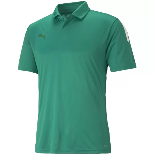  Košeľa s golierom PUMA TEAMLIGA SIDELINE POLO 65725705 PEPPER GREEN/ PAPRIKA ZELENÁ/PUMA BIELA 
