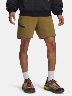 Pánske šortky UNDER ARMOUR UA UNSTOPPABLE FLC SHORTS 1379809-320 ZELENÁ