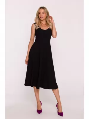Šaty STYLOVE S424 ČIERNA