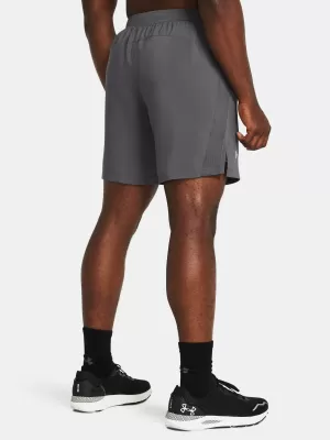 Pánske šortky UNDER ARMOUR UA LAUNCH 7'' SHORTS 1382620-025 SIVÁ