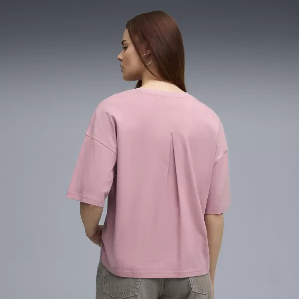  Dámske tričko PUMA HER OVERSIZED TEE 68814865 PRIPRAVENÁ RUŽOVÁ 