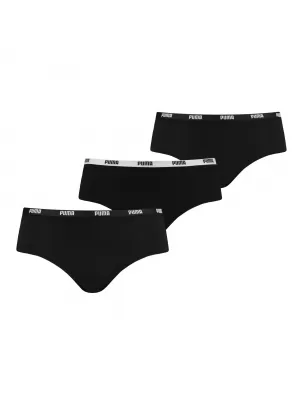 Nohavičky PUMA HIPSTER 3P PACK 90759202 ČIERNY