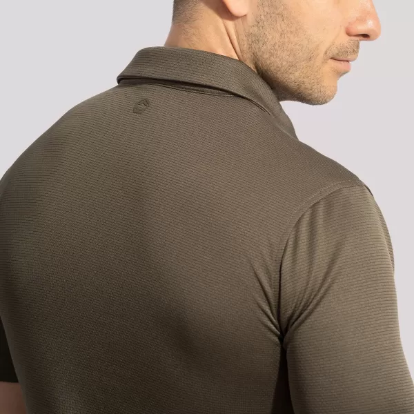  Pánske tričko s golierom PENTAGON VANQUISH POLO SHIRT K09048 HNEDÁ ŠEDÁ 