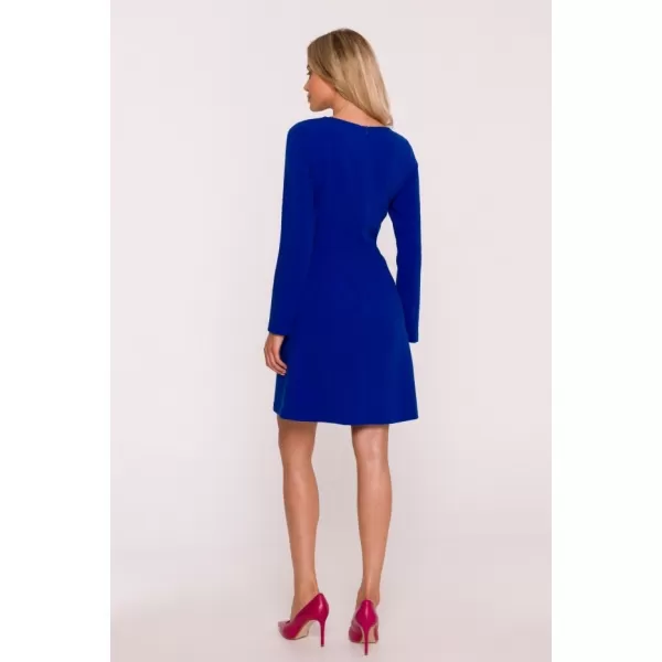  Šaty STYLOVE S419 KRÁĽOVSKÁ MODRÁ 