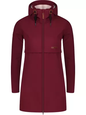 Dámsky softshellový kabát NORDBLANC NBWSL8276 BORDOVÁ