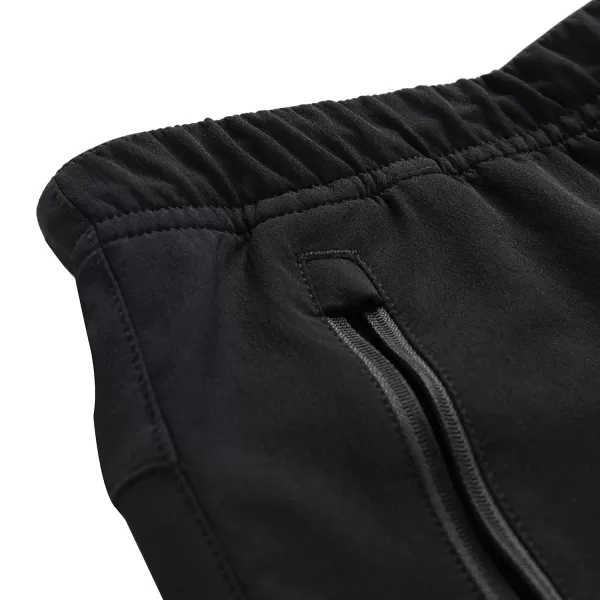  Pánske softshell nohavice ALPINE PRO HURF 2 ČIERNY 