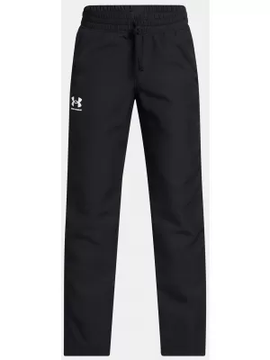 Chlapčenské športové nohavice UNDER ARMOUR UA B RIVAL WVN PANT 1390155-001 ČIERNA