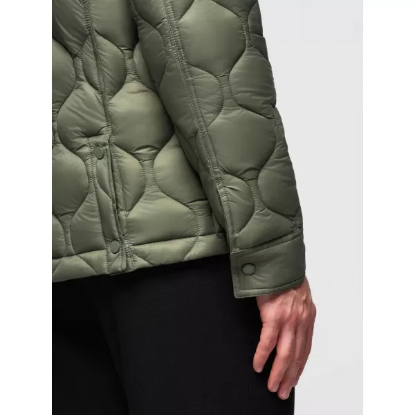  Pánska bunda OMBRE OM-JALP-0215 OLIVOVÝ 