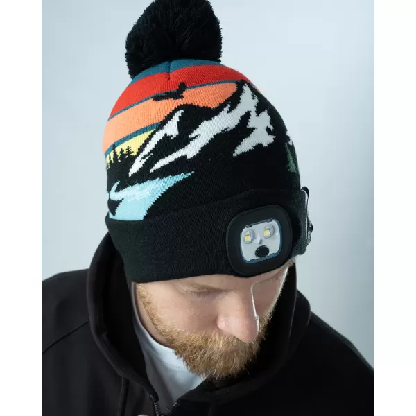  Čiapka PENTAGON SANCTUARY ADVENTURER KNIT BEANIE WITH FLASHLIGHT K13060 VIACFAREBNÝ 