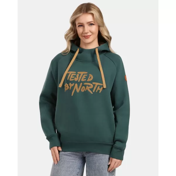  Dámska mikina KILPI NEA-W ZL0215KI TMAVO ZELENÁ 