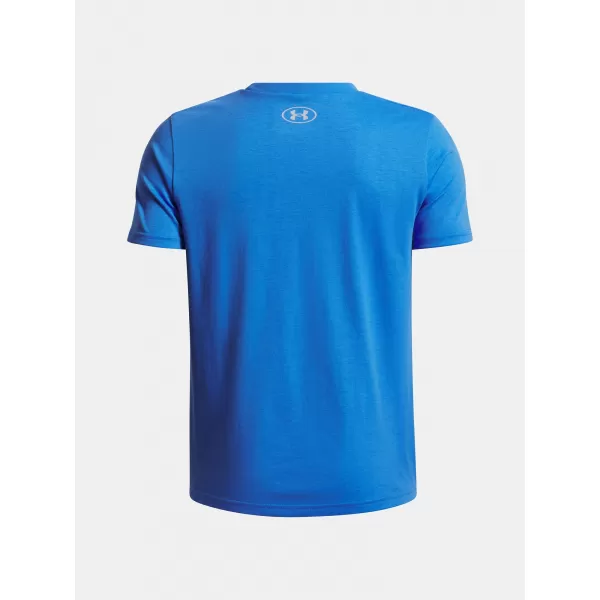  Chlapčenské tričko UNDER ARMOUR UA B LOGO WORDMARK SS MODRÁ 