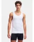 Pánske tielko UNDER ARMOUR M UA PERF COTTON TANK-2PK 6007622-100 BIELA