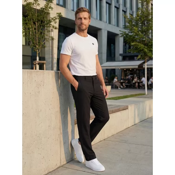  Pánske nohavice ALTISPORT ATS TROUSER SLIM-FIT ČIERNA 