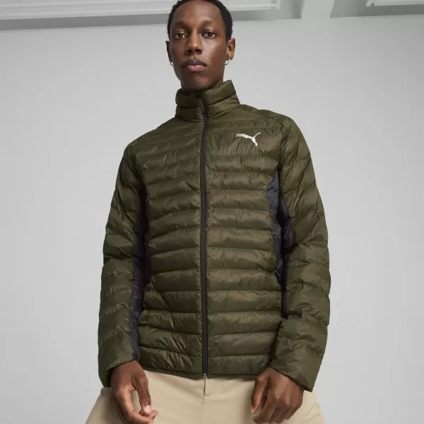  Sako PUMA PACKLITE JACKET 84935670 TMAVÁ OLIVA 