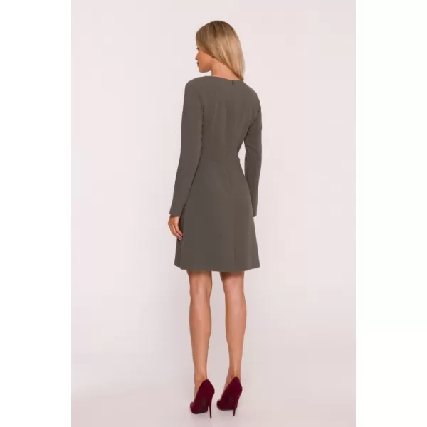  Šaty STYLOVE S419 KAKI 