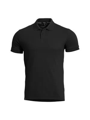 Pánske tričko s golierom PENTAGON MOTH PIQUET POLO SHIRT K09047 ČIERNA