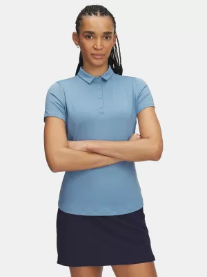 Dámske tričko UNDER ARMOUR UA PLAYOFF SS POLO 1383612-418 MODRÁ