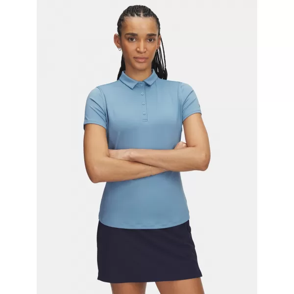  Dámske tričko UNDER ARMOUR UA PLAYOFF SS POLO 1383612-418 MODRÁ 