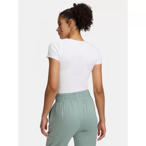  Dámske tričko UNDER ARMOUR MERIDIAN CORE SS 6000341-100 BIELA 