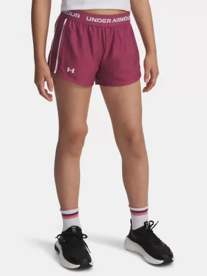 Dievčenské šortky UNDER ARMOUR G TECH PLAY UP SHORT 1390075-659 ČERVENÁ