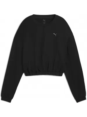 Dámska mikina PUMA W CLOUDSPUN CREW 52746101 PUMA BLACK