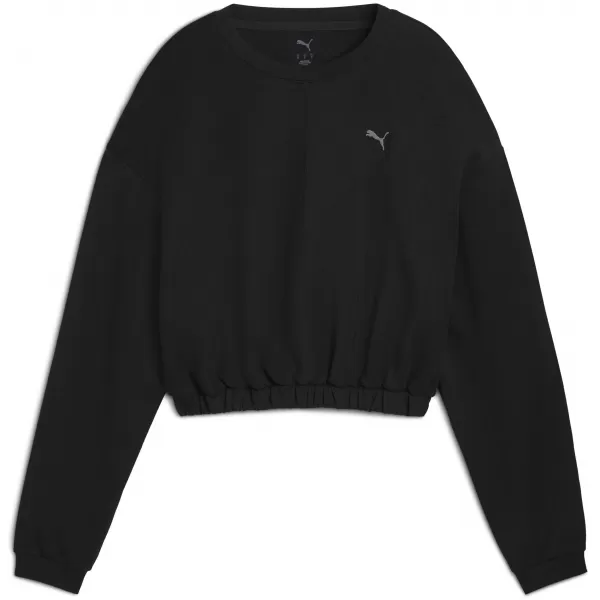  Dámska mikina PUMA W CLOUDSPUN CREW 52746101 PUMA BLACK 