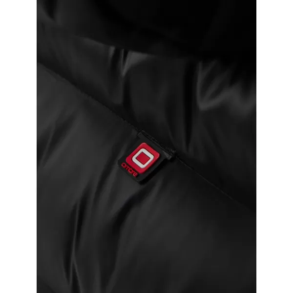  Pánska bunda OMBRE OM-JAHP-0303 ČIERNA 