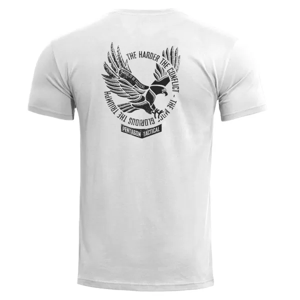  tričko PENTAGON AGERON EAGLE K09012 BIELA 