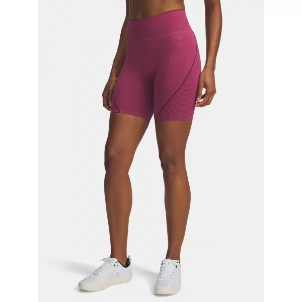  Dámske šortky UNDER ARMOUR UA VANISH SEAMLESS SHORT ČERVENÁ 