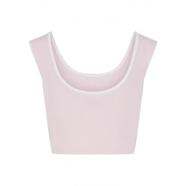 Dámske tielko URBAN CLASSICS TB7486A ZAČERVENANÁ RUŽA/BIELA/BIELA/ČIERNA 