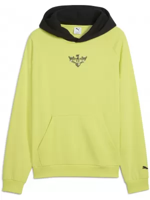 Pánska mikina PUMA MELO ALWAYZ ON 1 HOODIE 63075205 CITRÓNOVÝ SHERBERT