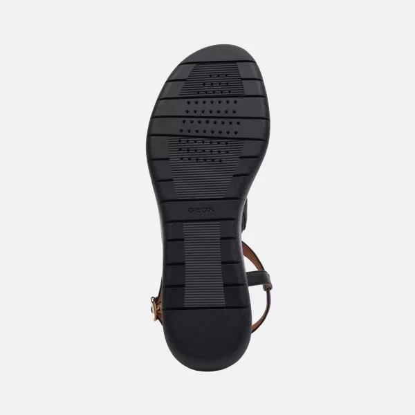  Dámske sandále GEOX MELICONIA G000972 ČIERNA 