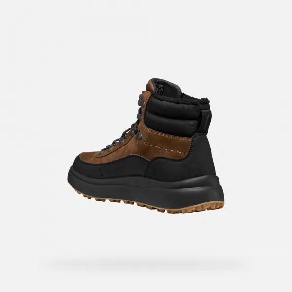  Pánske topánky GEOX GRANITO + GRIP B A G011188 TMAVO HNEDÁ 