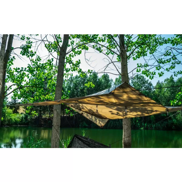  Prístrešok PENTAGON WILD TARP 3X3M D19026 HNEDÁ ŠEDÁ 