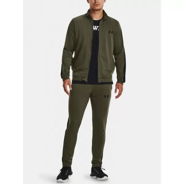  Pánska súprava UNDER ARMOUR UA KNIT TRACK SUIT 1357139-390 ZELENÁ 