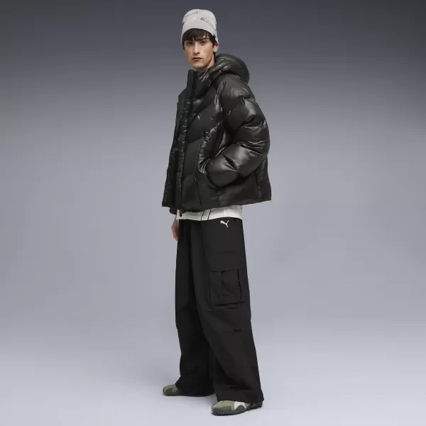  Pánska bunda PUMA TECH-X PUFFER JACKET 63216201 PUMA ČIERNA 