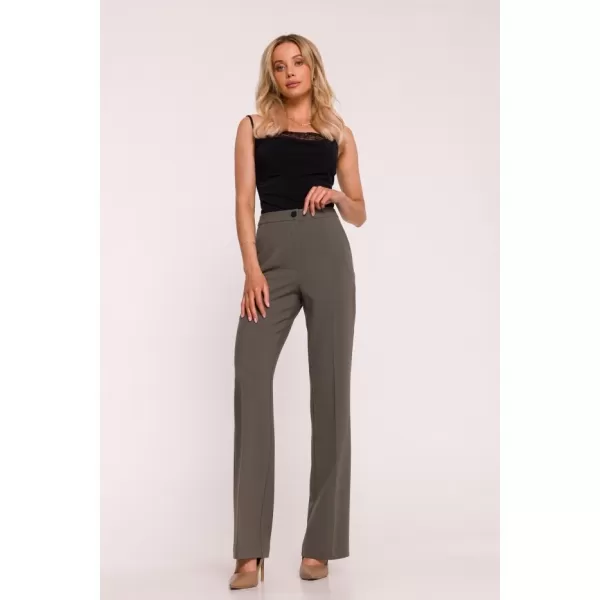  Dámske nohavice STYLOVE S418 KAKI 